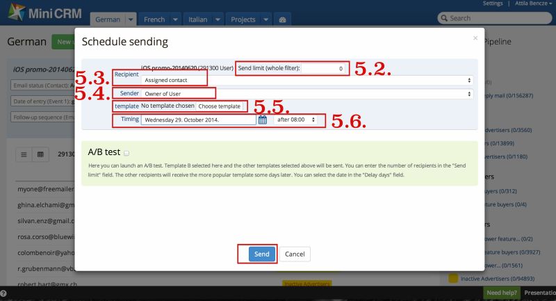 Timed mass email2